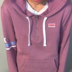 Pink hoodie pullover